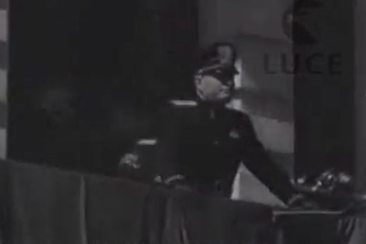 visita di Mussolini a Cosenza