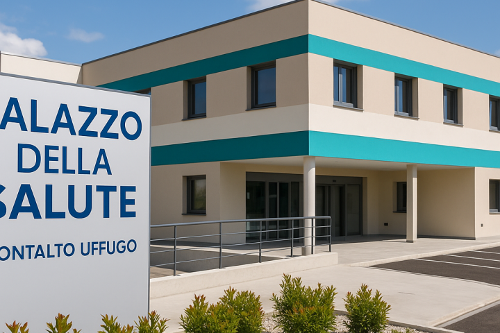 Immagine del Palazzo della Salute a Montalto Uffugo, nuovo centro sanitario moderno