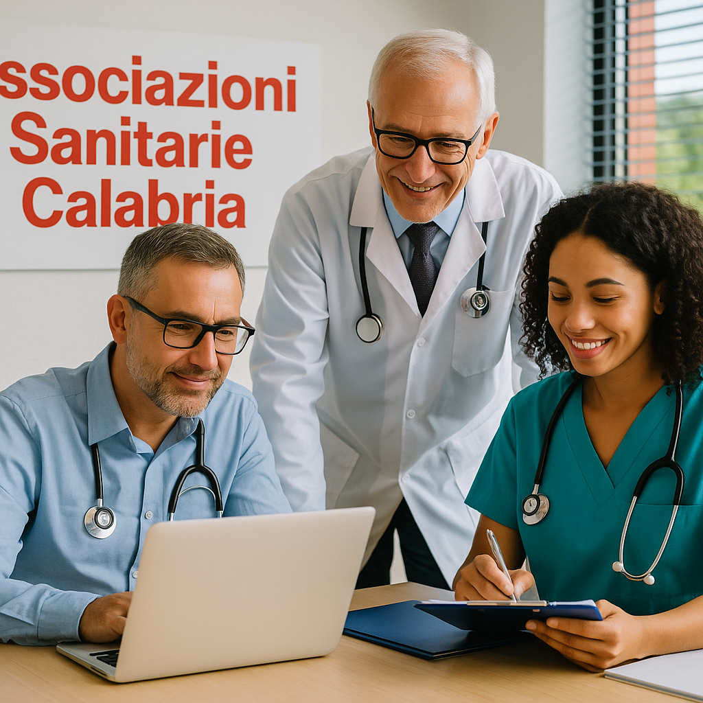 Rappresentazione delle associazioni sanitarie in Calabria con focus su un nuovo progetto